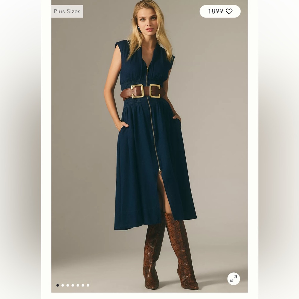 Anthropologie Denim Tommie Shirtdress